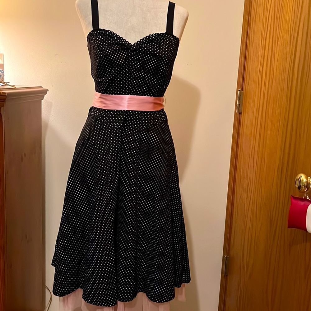 Ruby Rox polka dot dress